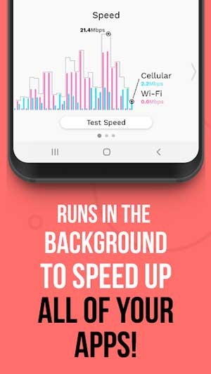 Chạy trong nền để tăng tốc cho mọi app