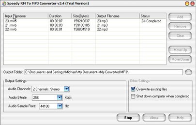 Speedy RM MP3 Converter