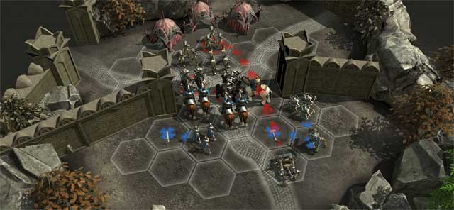 Spell Force: Heroes & Magic có chiến trường dạng lưới và cơ chế chiến đấu theo lượt