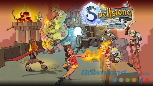 Game thẻ bài Spellstone cho iOS có gameplay vui nhộn và đồ họa đẹp mắt