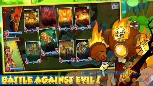 Chiến đấu chống lại quỷ dữ trong Spellstone cho iOS