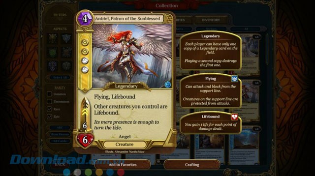 Các Creatire có thông số chiến đấu riêng