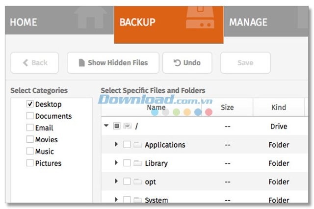 Giao diện của Spideeroakone thân thiện với người sử dụng.