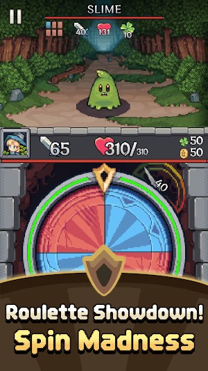 Dừng ở phân đoạn màu xanh để tung ra nhiều loại thẻ mạnh mẽ và đánh bại kẻ thù