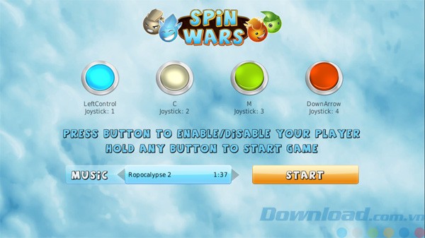 Lựa chọn màu sắc ngọn lửa