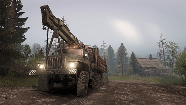 Spintires là game mô phỏng lái xe tải chân thực trên đường trường