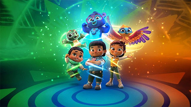 Poster chính thức của phim hoạt hình Spirit Rangers