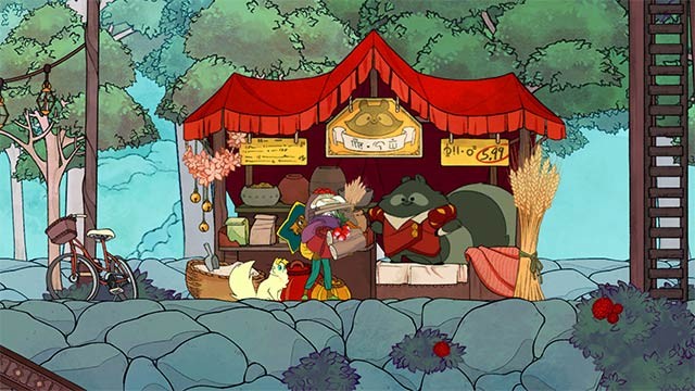 Có rất nhiều hoạt động trong Spiritfarer như làm ruộng, nấu ăn, khai thác mỏ...