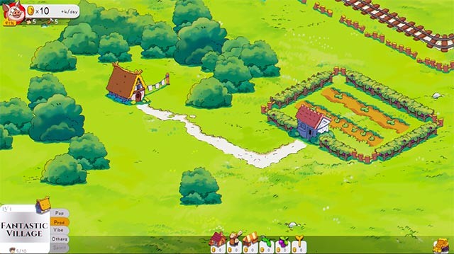 Spiritstead là game mô phỏng xây dựng thị trấn ma thuật bình yên, thịnh vượng