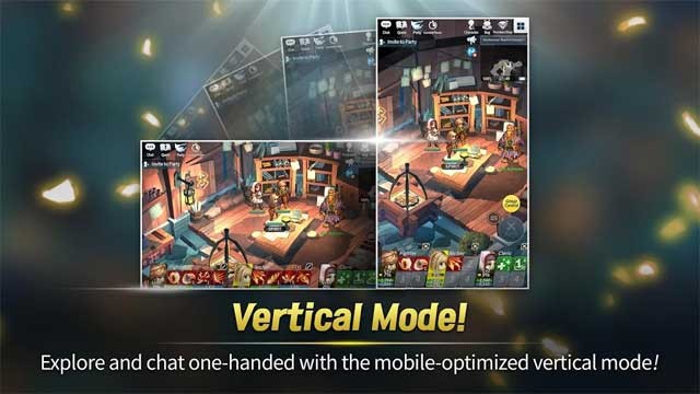 Chơi và tương tác cùng game thủ khác bằng một tay với chế độ Vertical Mode