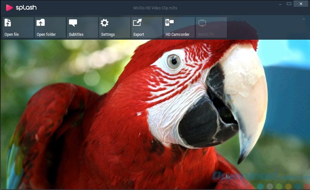 Giao diện của Splash Pro