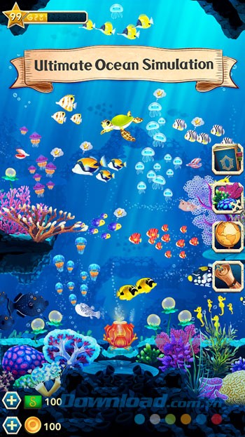 Thế giới đại dường kỳ thú trong game Splash