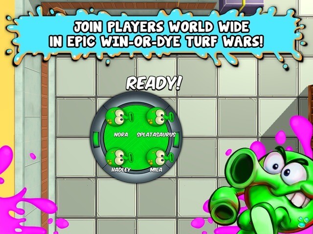 Chơi cùng người chơi từ khắp nơi trên thế giới trong cuộc chiến nhuộm màu vui nhộn