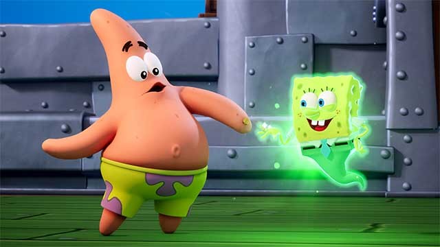 Kết hợp các kỹ năng độc đáo của SpongeBob và Patrick để chiến đấu