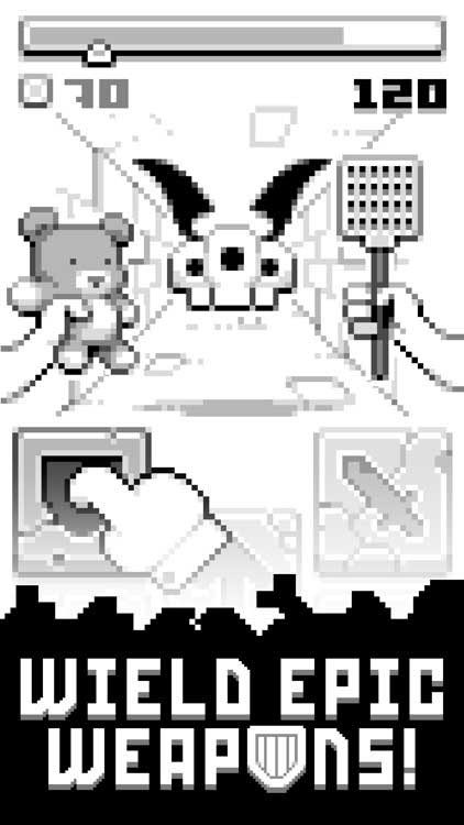 Trang bị cho anh hùng của bạn trong Sprint RPG với vũ khí và trang bị sử thi