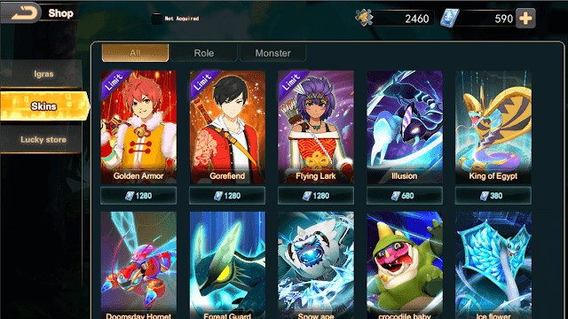 Vô số nhân vật cho bạn lựa chọn và tùy chỉnh diện mạo trong Sprite Legends