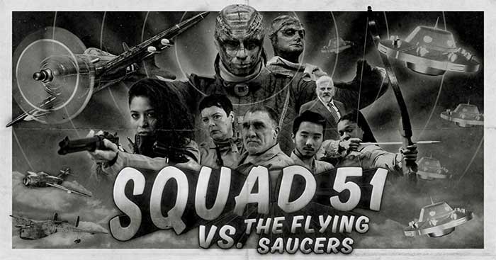Squad 51 vs. the Flying Saucers là game bắn súng phi thuyền 2D trên môi trường 3D