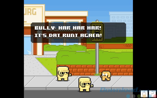 Bến xe bus trong Squareboy vs Bullies