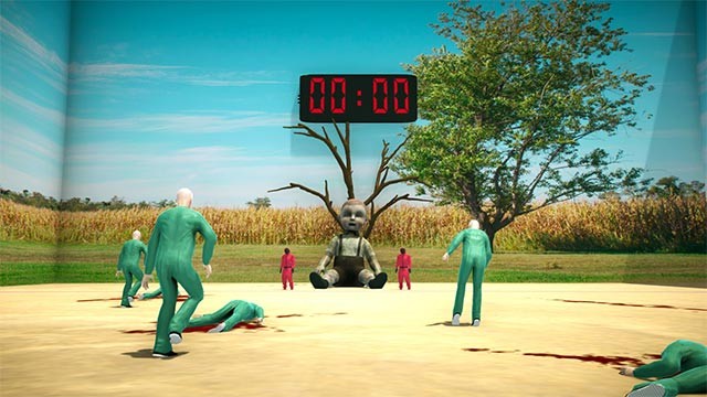 Luật chơi tương tự game Red Light, Green Light - Đèn đỏ đèn xanh trong Trò chơi con mực