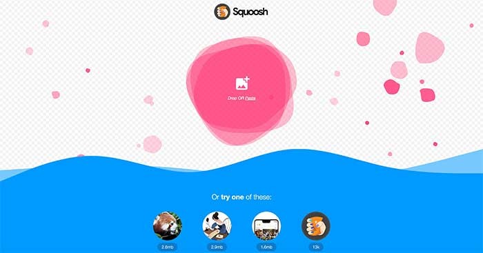 Squoosh là một ứng dụng web chuyên dùng để nén hình ảnh của Google