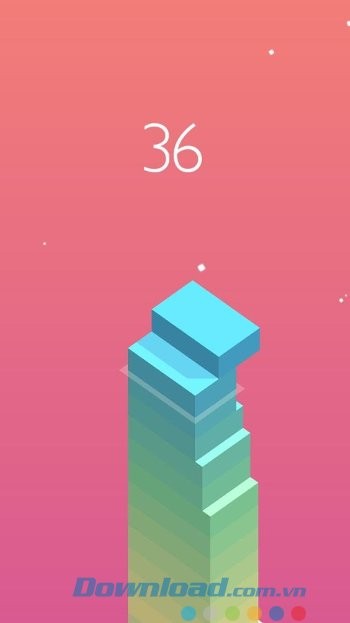 Nỗ lực giành điểm cao trong game Stack