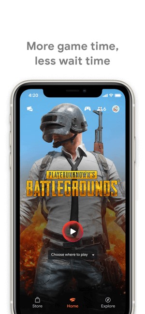 Bạn không thể chơi game trên thiết bị iOS nhưng có thể quản lý và thiết lập Stadia trên thiết bị khác