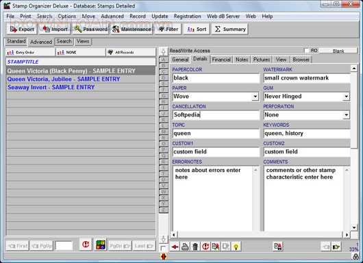 Stamp Organizer Deluxe