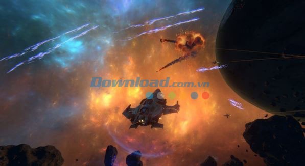 Những cảnh chiến đấu trên không