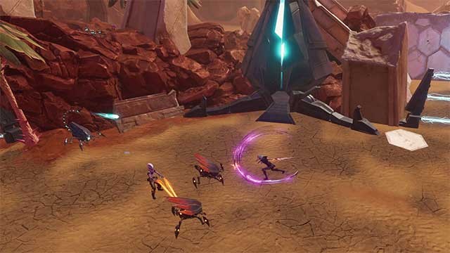 Sử dụng các kỹ năng độc đáo để chiến đấu với đội quân robot chết chóc