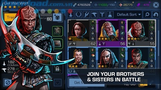 Tập hợp những anh hùng mạnh mẽ của vũ trụ Star Trek