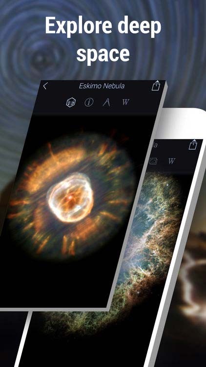 Star Walk 2 cung cấp các mô hình 3D của những chòm sao và nhiều vật thể khác trên bầu trời