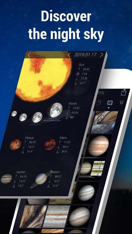 Khám phá bầu trời vào ban đêm