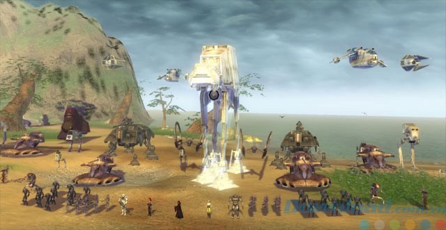 Giao diện của game Star Wars: Empire at Wars