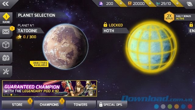 6 môi trường chiến đấu