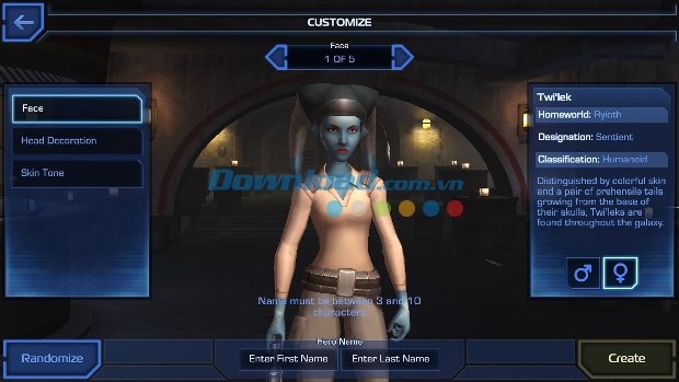 Tùy biến nhân vật