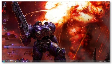 Download Theme Startcraft cho Windows