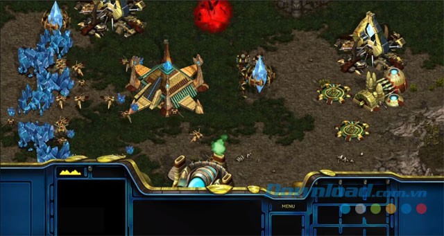 Đồ họa sắc nét đến từng chi tiết của game chiến thuật thời gian thực StarCraft Remastered cho máy tính