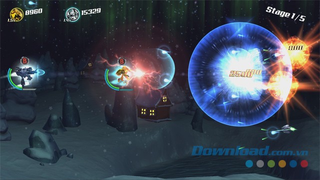 Sử dụng các tuyệt chiêu trong game bắn súng không gian Stardust Galaxy Warriors: Stellar Climax cho máy tính, Mac và Linux