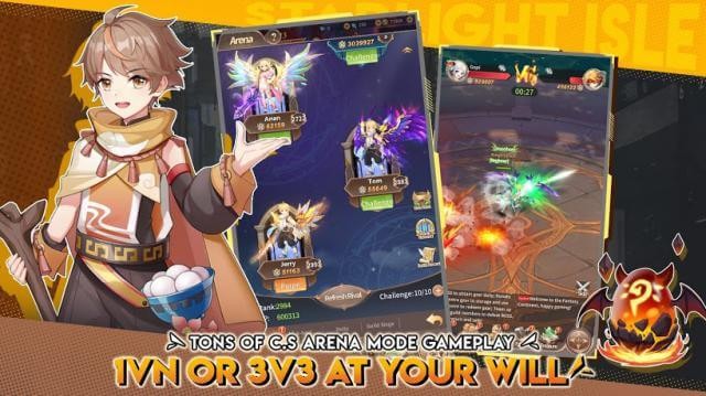 Tham gia các trận chiến một mình hoặc đấu tổ đội online 3v3