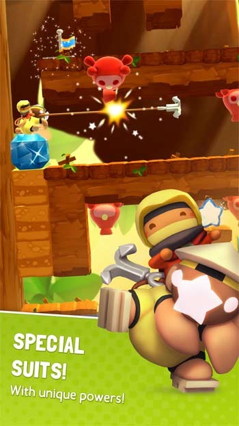 Sử dụng các bộ đồ đặc biệt sở hữu kỹ năng khác nhau