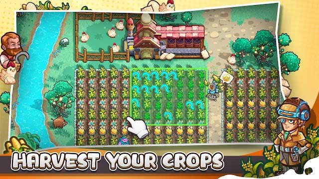 Làm trang trại và thu hoạch mùa màng