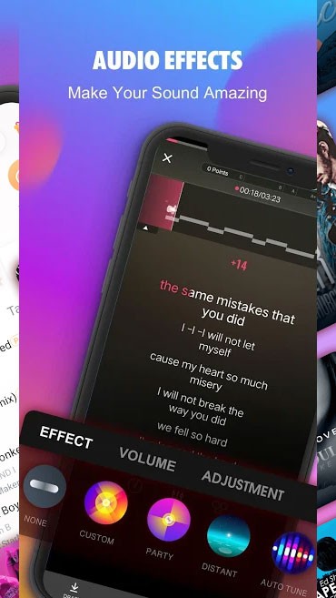 Chỉnh sửa bản thu âm và video trên StarMaker app