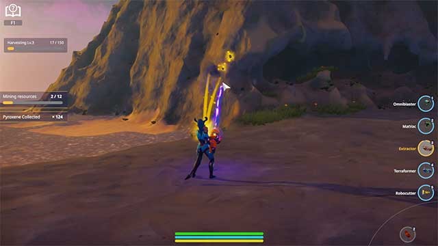 Khám phá và thu thập tài nguyên trong các các hành tinh độc đáo