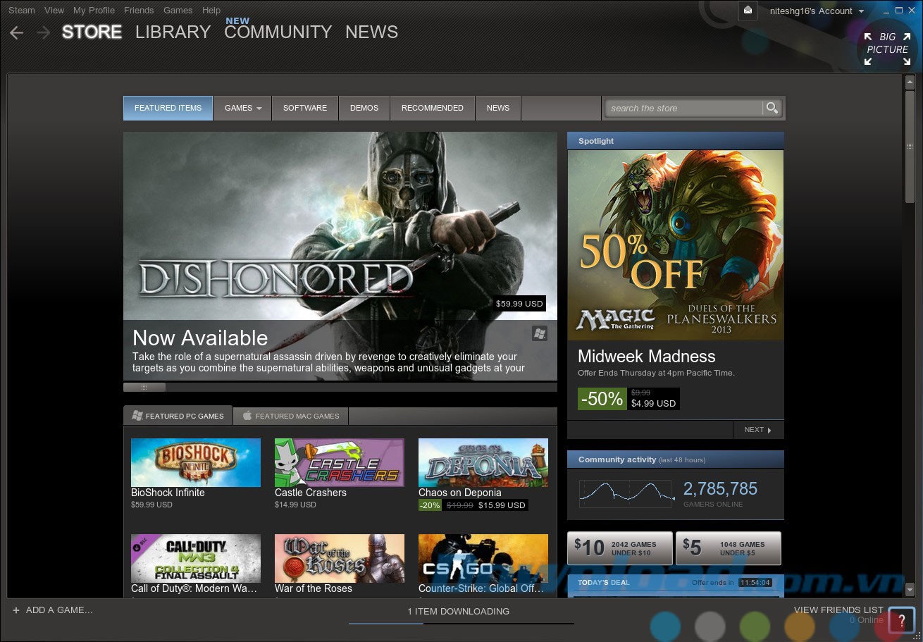 Các tựa game nổi bật