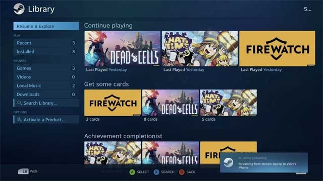 Stream game từ thư viện Steam lên thiết bị iOS với Steam Link