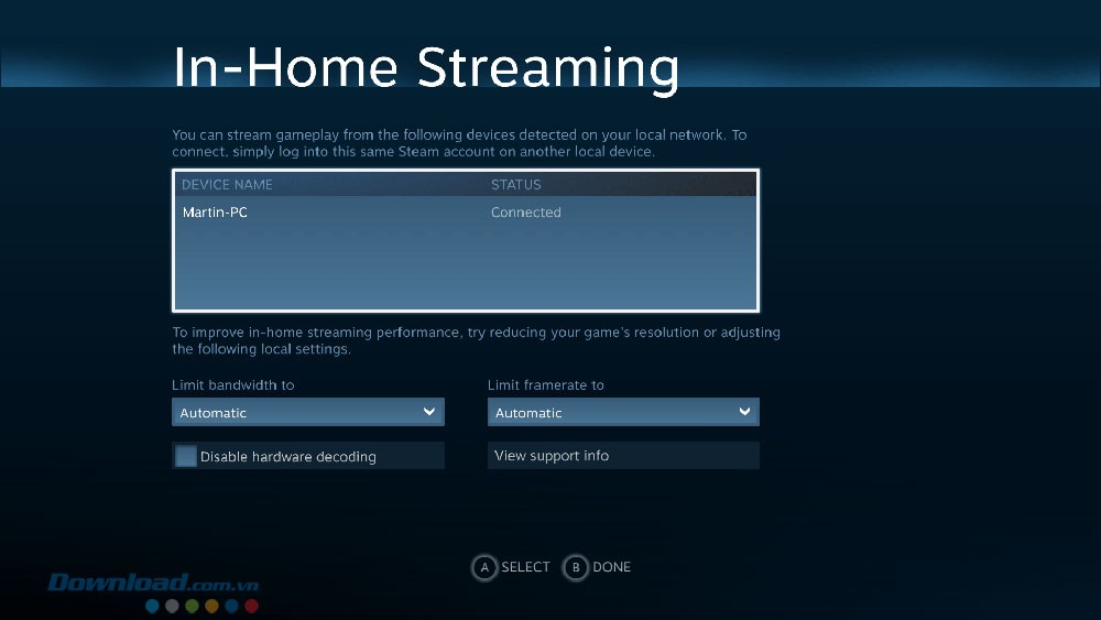 Steam game từ máy tính khác