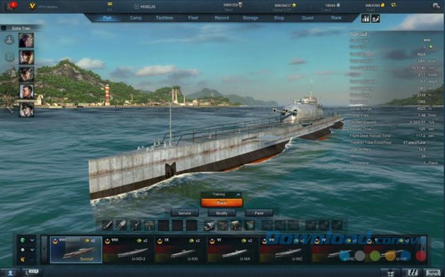 Nhiều loại tàu chiến