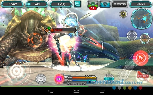 Các màn tung Skill trong game Stellacept Online