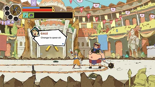 Chọn vũ khí cho Stella trong mỗi vòng đấu