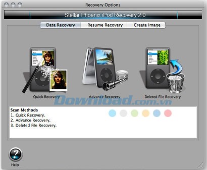Stellar Phoenix IPod Recovery cho Mac